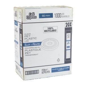 92mm Slotted Lid For Cold Cups